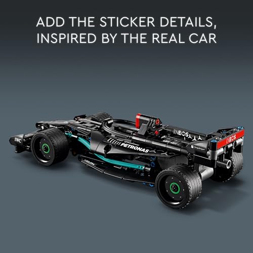 LEGO Technic Mercedes-AMG F1 W14 E Performance Pull-Back Car Toy, Vehicle Building Set for Boys and Girls, Mercedes Race Car Toy Model, Gift for Kids Ages 7 and Up, 42165