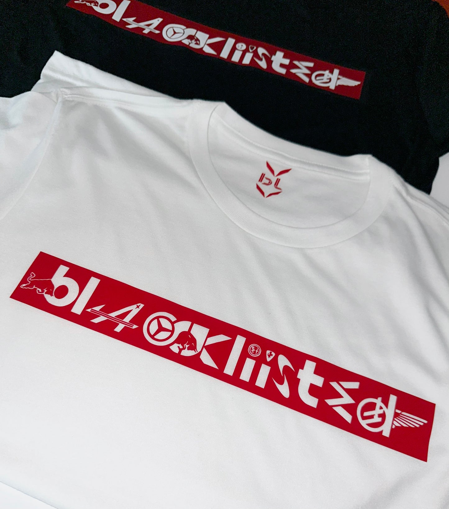 F1_R1 SuperRed - Short Sleeve - WHT & BLK